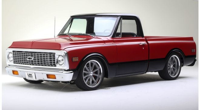 Week To Wicked 1972 C10 undergoing a transformation with CPP upgrades.
