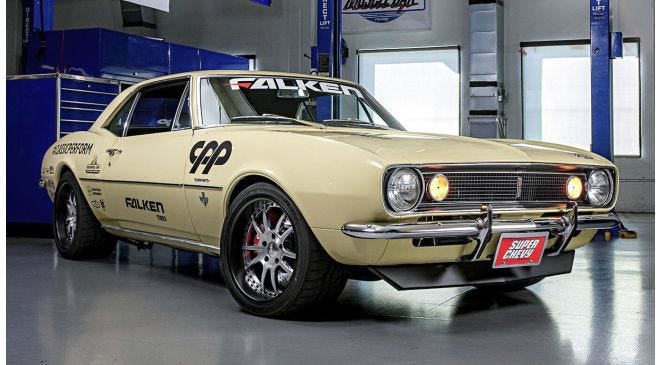 CPP's Comeback Camaro featuring modern performance enhancements.
