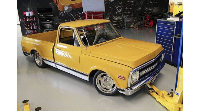 Week To Wicked 1970 C10 showcasing CPP performance upgrades.