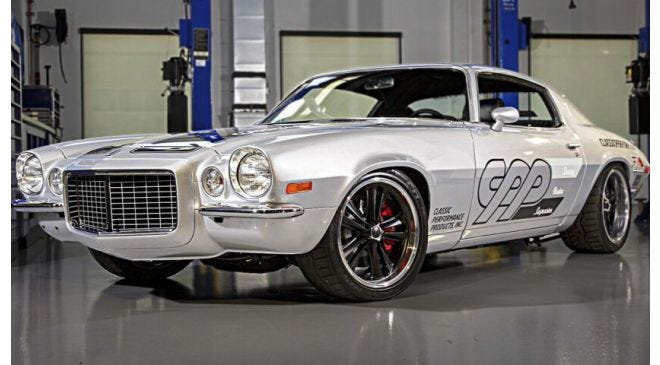 Track-ready 1970 Camaro RS featuring modern performance upgrades.