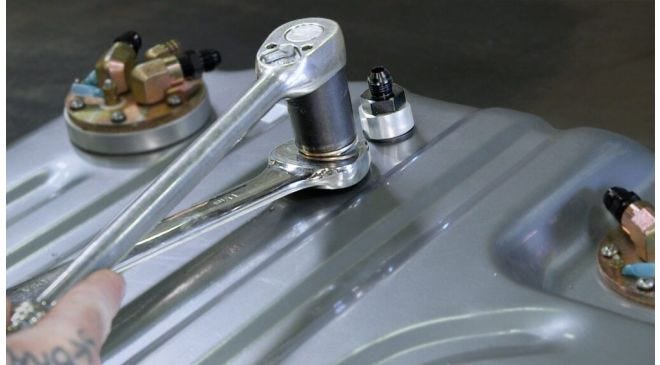 Various sizes of EZ Return Fittings for automotive use