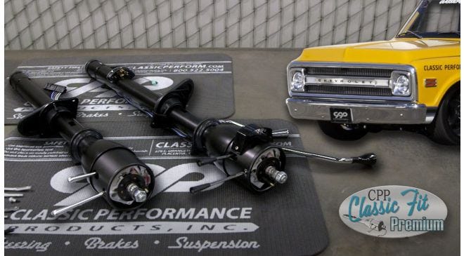 Upgraded steering column in a 1967-1972 C10 truck