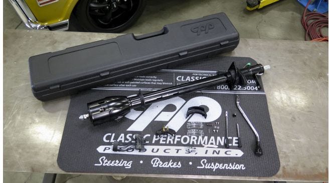 High-quality tilt steering column by CPP for easy installation.