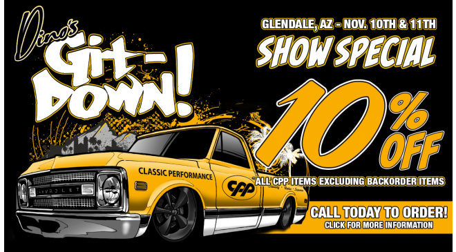 Event attendees benefiting from CPP's 10% show special