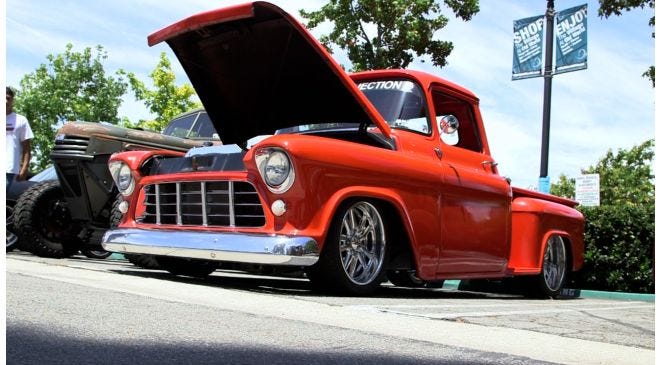 1956 Chevy 3100 undergoing a full overhaul restoration.