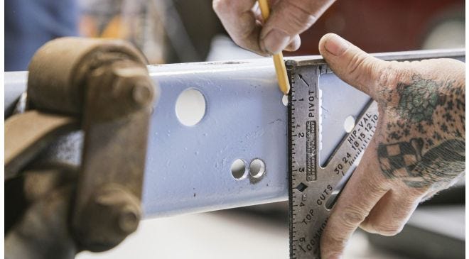 Installing frame shortening kit on F100 for short bed