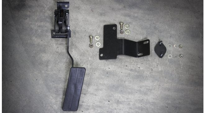 New bracket for drive by wire throttle in LS swap projects.