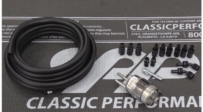 EFI fuel line kit designed for efficient LS swap installations.