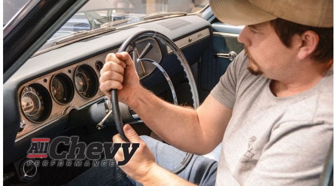 Enhancing steering with CPP kit on a classic Chevelle.
