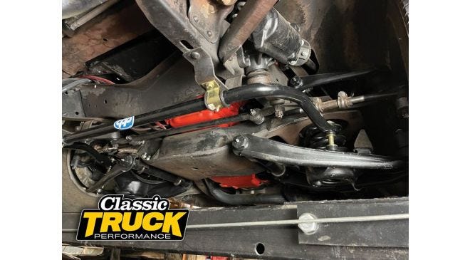 Suburban with new coil springs, shocks, and sway bars
