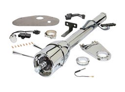 CPP Chome Deluxe Classic Truck Floor Shift Tilt Column Kit, 1953-56 Ford Truck 1 5356DSCK-FC Steering Columns $589.00