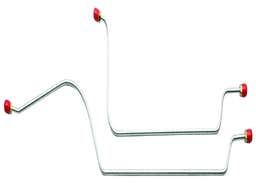 Rear OEM Disc Brake Axle Line Kit 62-67 Chevy II/Nova for Stock Rear End, 2 lines 1 6267RLK-OM Brake Lines $45.00
