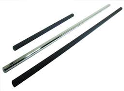 3/4 DD Black Zinc 1 Piece Steering Shaft, 18