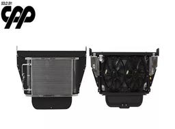 High Performance Cooling Modules for 55 Chevy Full Size Dual Pass W/ A.C. Polished 1 HR-5520-DL-POL-AC Radiators $4,480.00