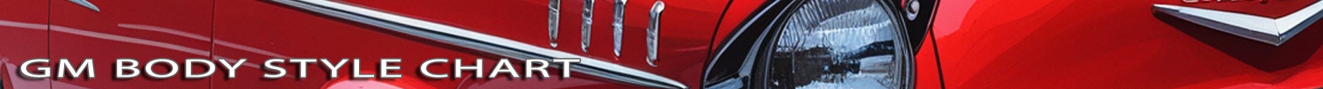 GM Body Style Chart